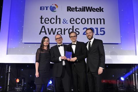 Booths won the IT Team of the Year Award